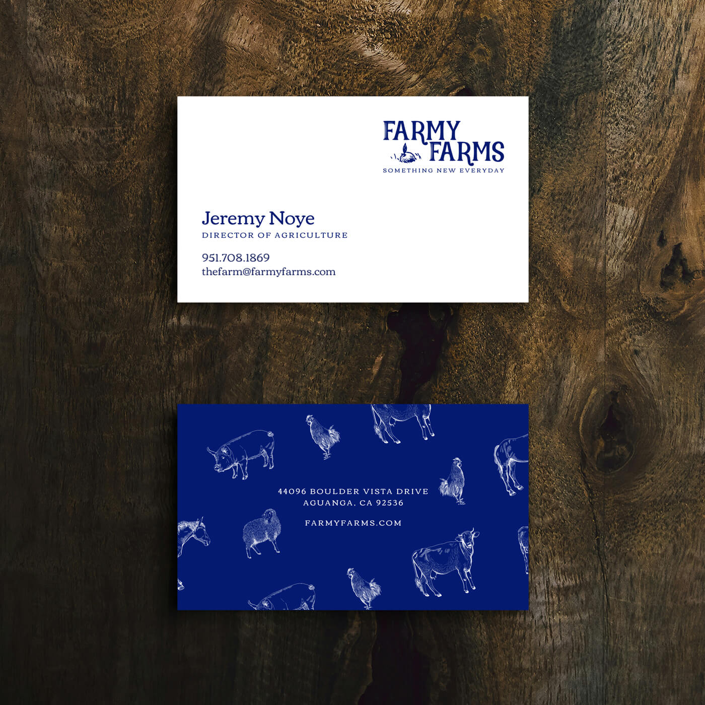 Image: Farmy Farms Business Cards